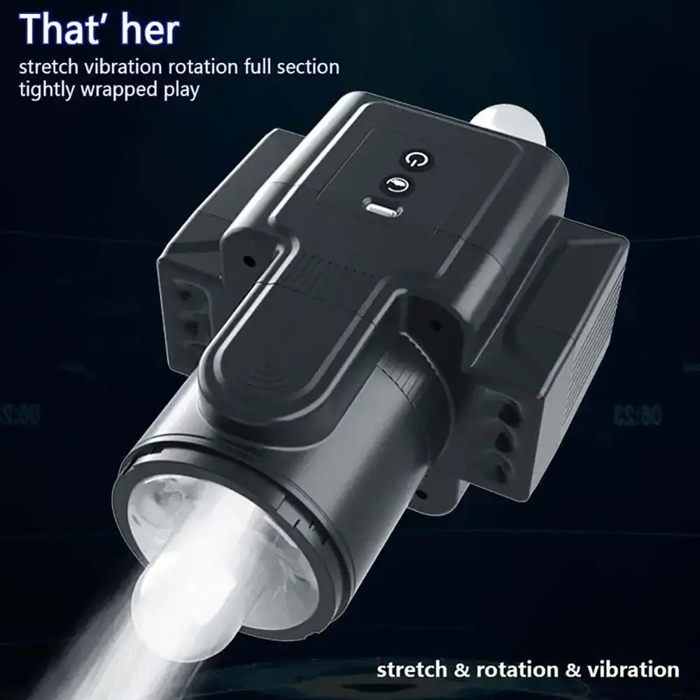 Retractable Piston Vibration Telescopic Rotation Automatic Masturbator