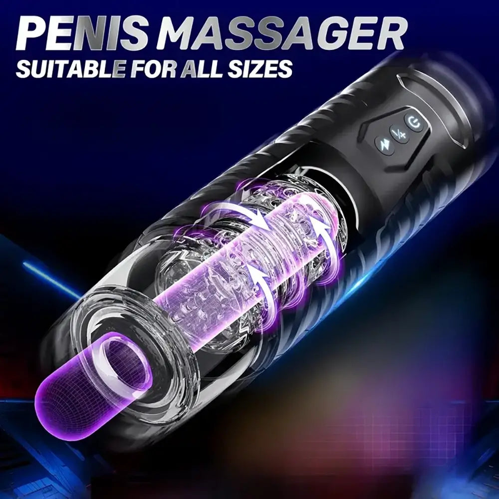 Intelligent Sucking Rotating Thrusting Electric Automatic Male Masturbator