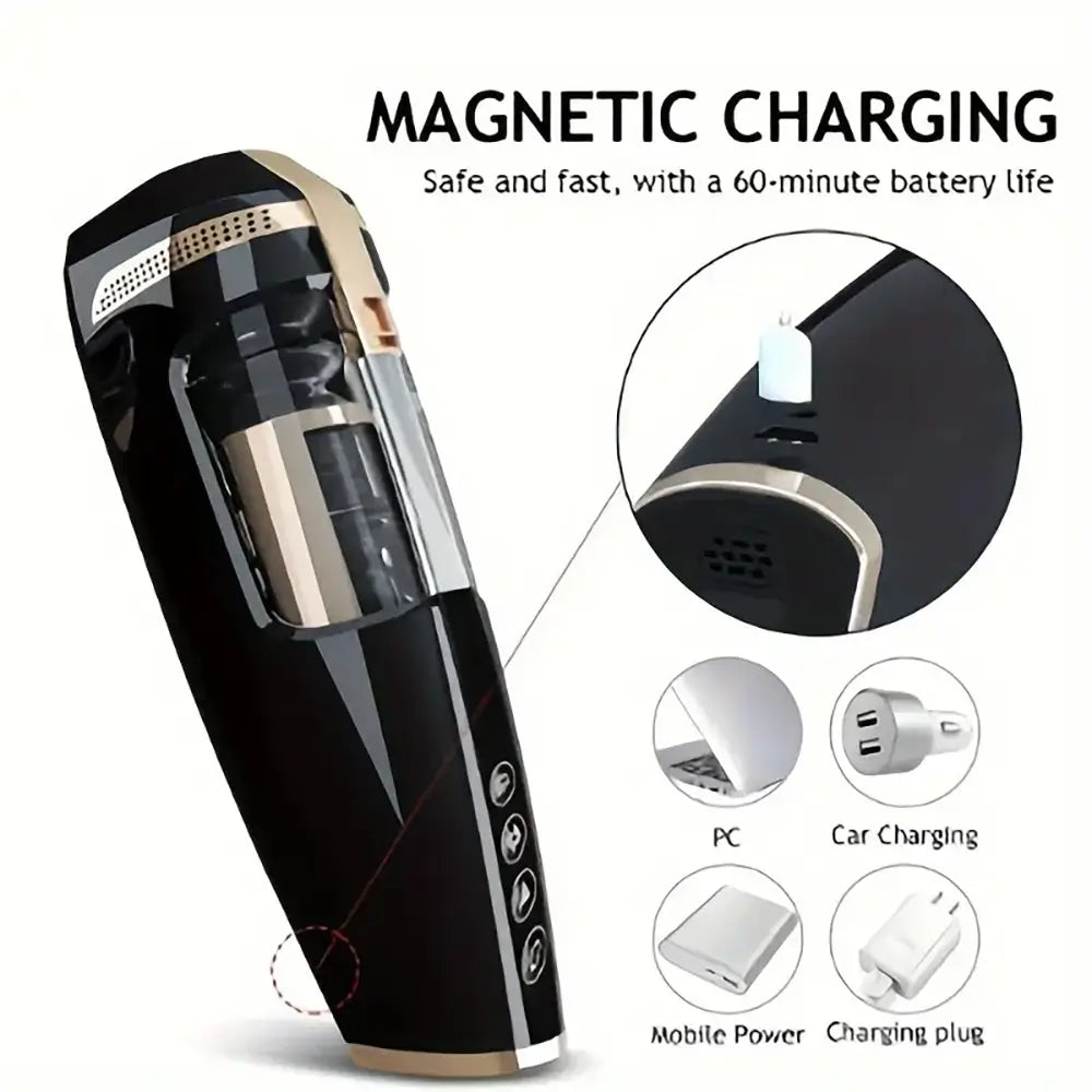 Squeezing High Speed Piston Qi Piston Rotation Stretching Masturbator