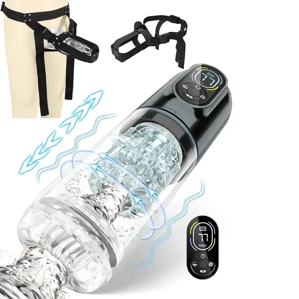 7 Sucking Vibrating Thrusting Rotating Licking Automatic Masturbator