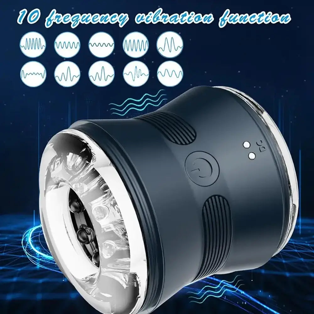 Anti-Pole Speed Function 360° Counterclockwise Rotation Masturbator