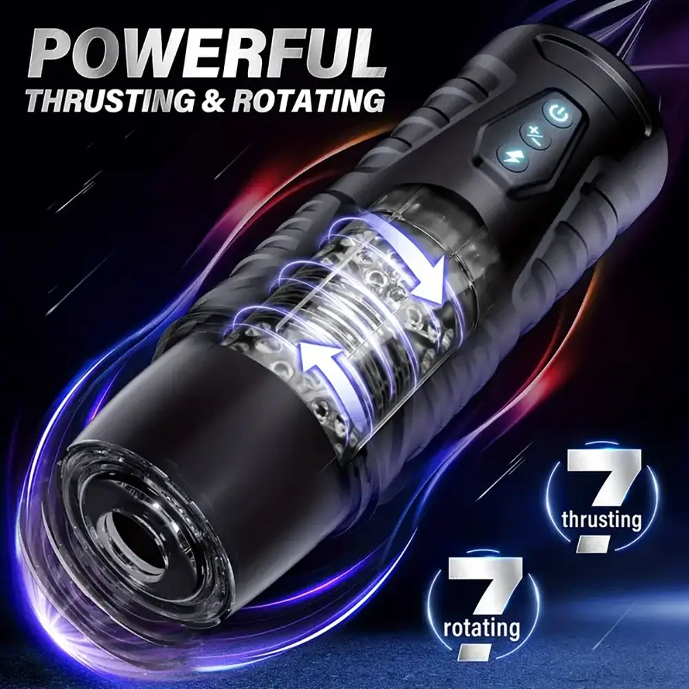 Intelligent Sucking Rotating Thrusting Electric Automatic Male Masturbator