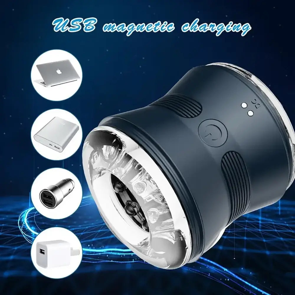 Anti-Pole Speed Function 360° Counterclockwise Rotation Masturbator