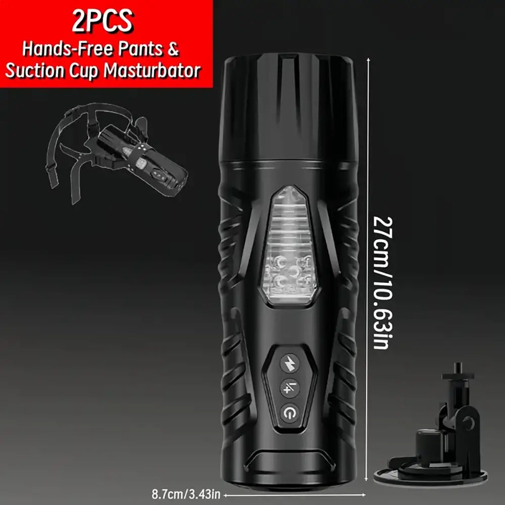 Intelligent Sucking Rotating Thrusting Electric Automatic Male Masturbator