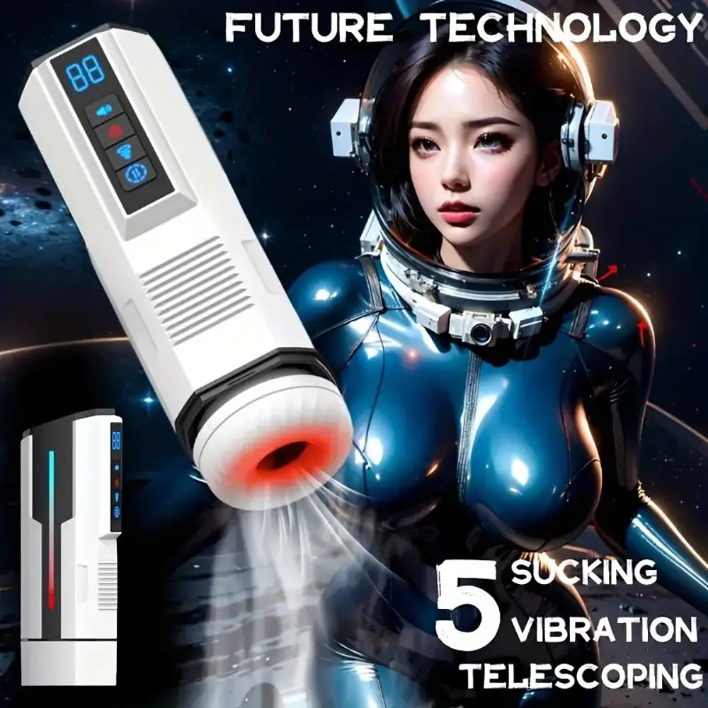 Cannonking Popular Motorized TPE Voice Sucking Electric Masturbator