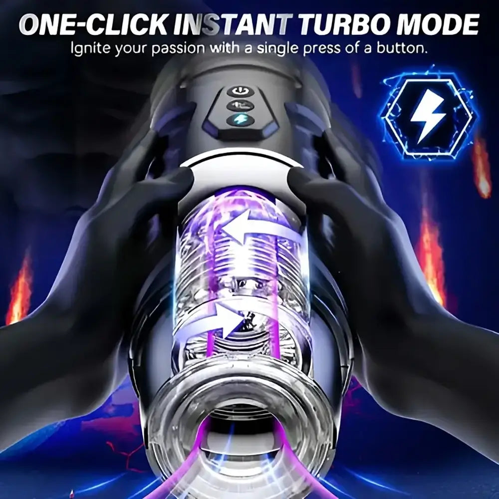 Intelligent Sucking Rotating Thrusting Electric Automatic Male Masturbator