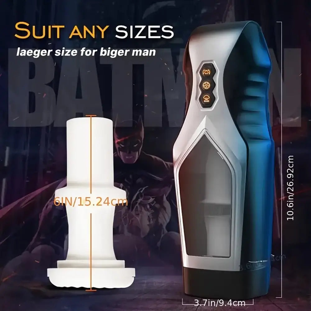 7 Thrusting Vibrating Modes 3D Realistic Channel Thrusting Masturbator