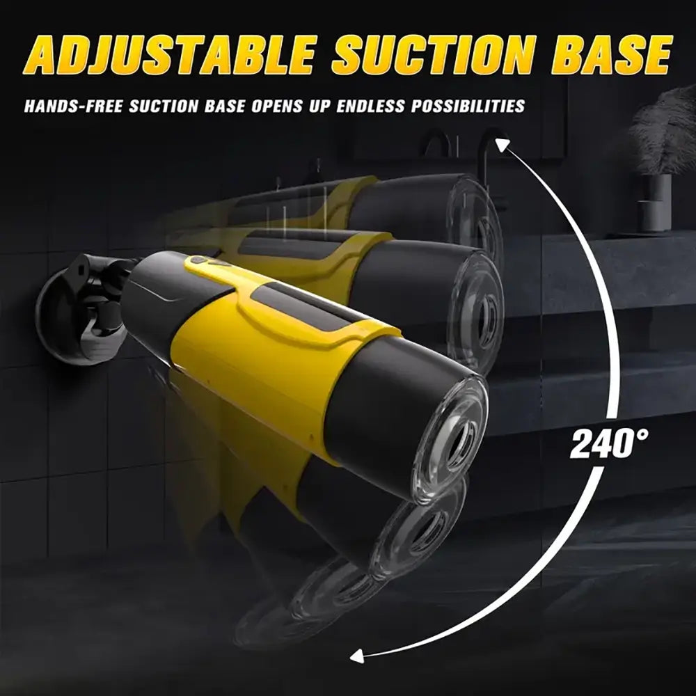 3 Thrust 7 Rotation Modes Sucking USB Rechargeable Auto Masturbator