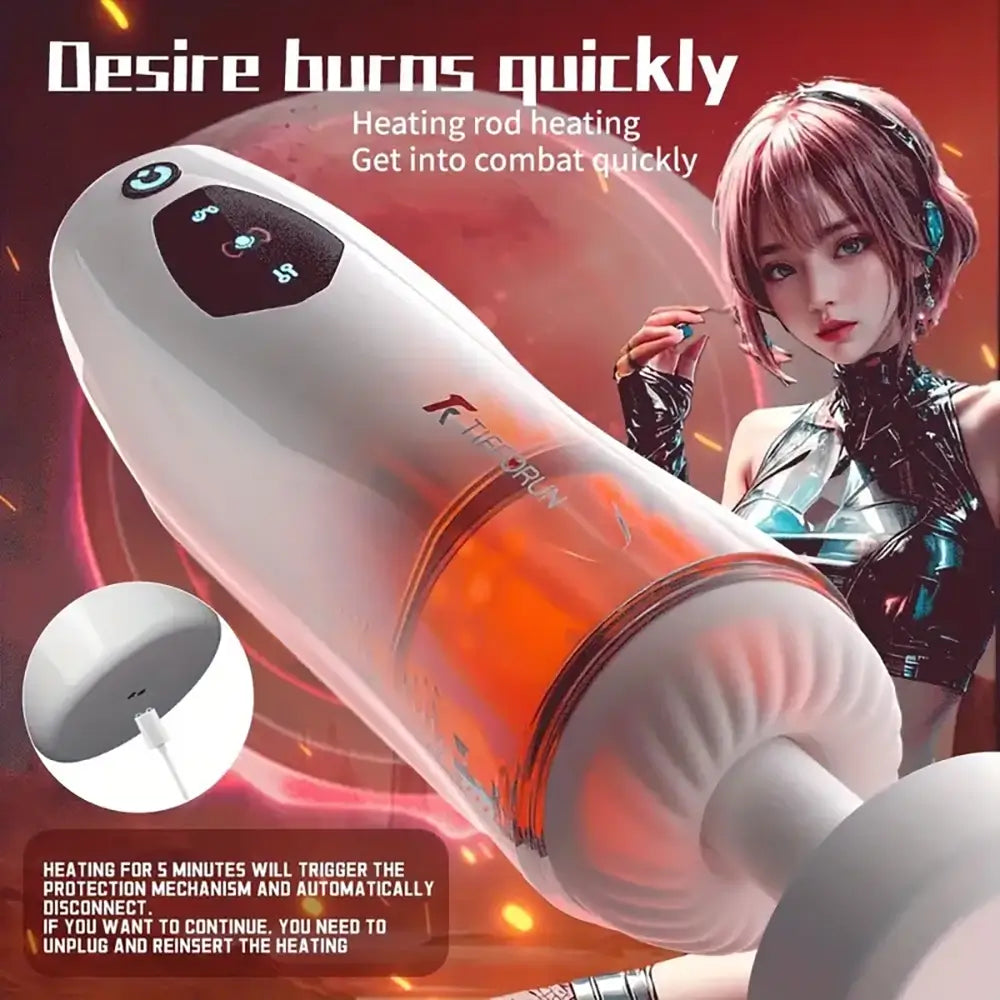 Forward Reverse Rotation Glans Blame Vacuum Suction Auto Masturbator