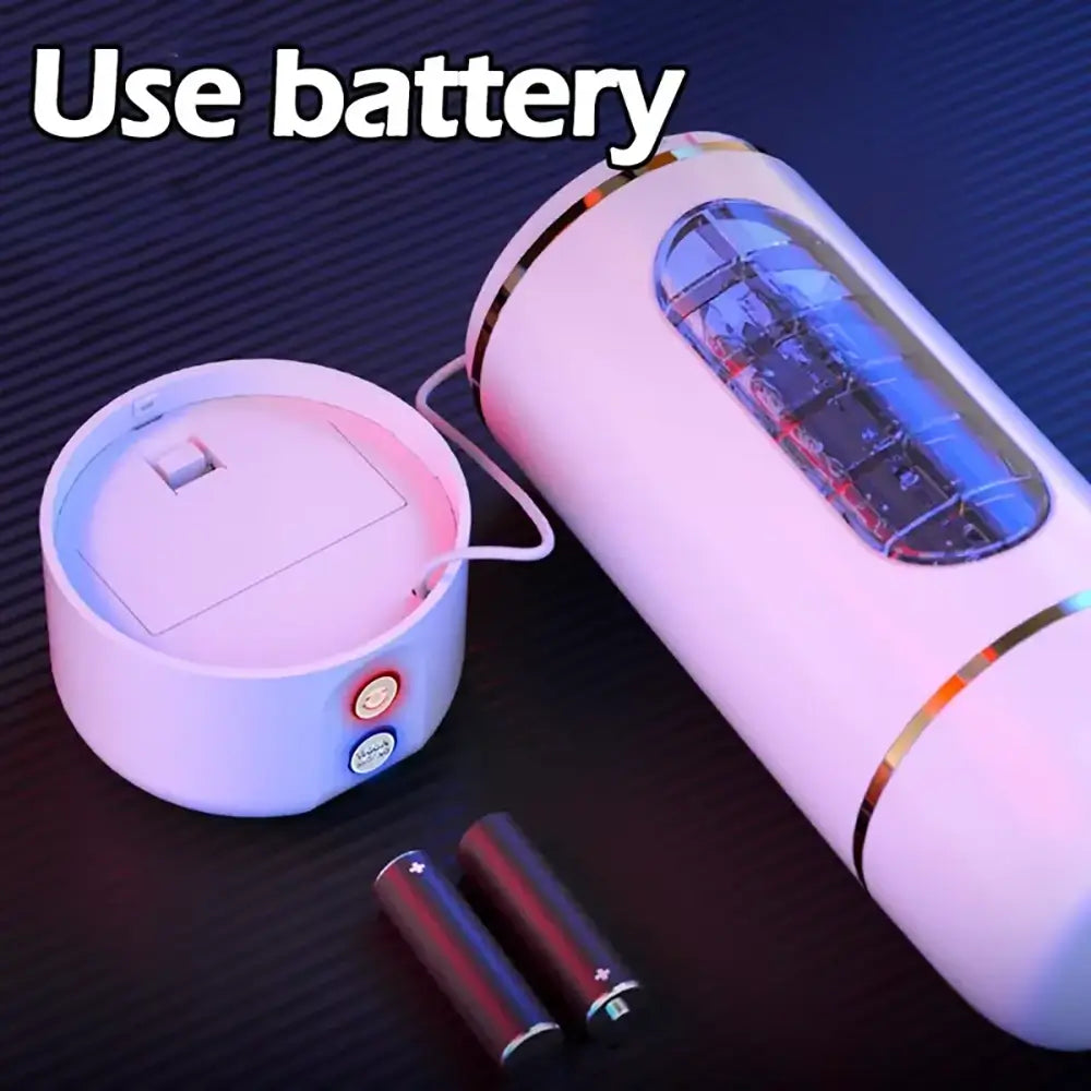 10 Different Vibrations Visual Window Gasping Voice Auto Masturbator