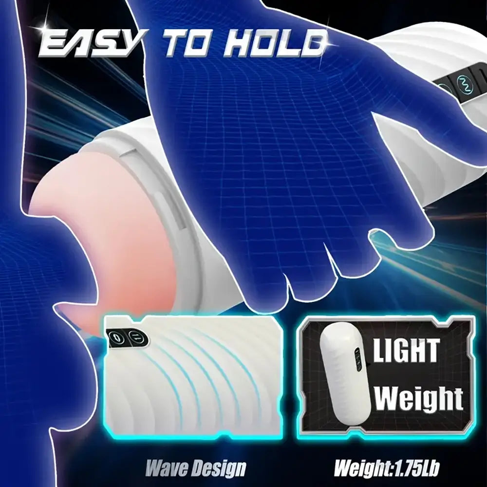 5 Thrusting 6 Sucking 10 Vibrating Male Stroker Automatic Masturbator