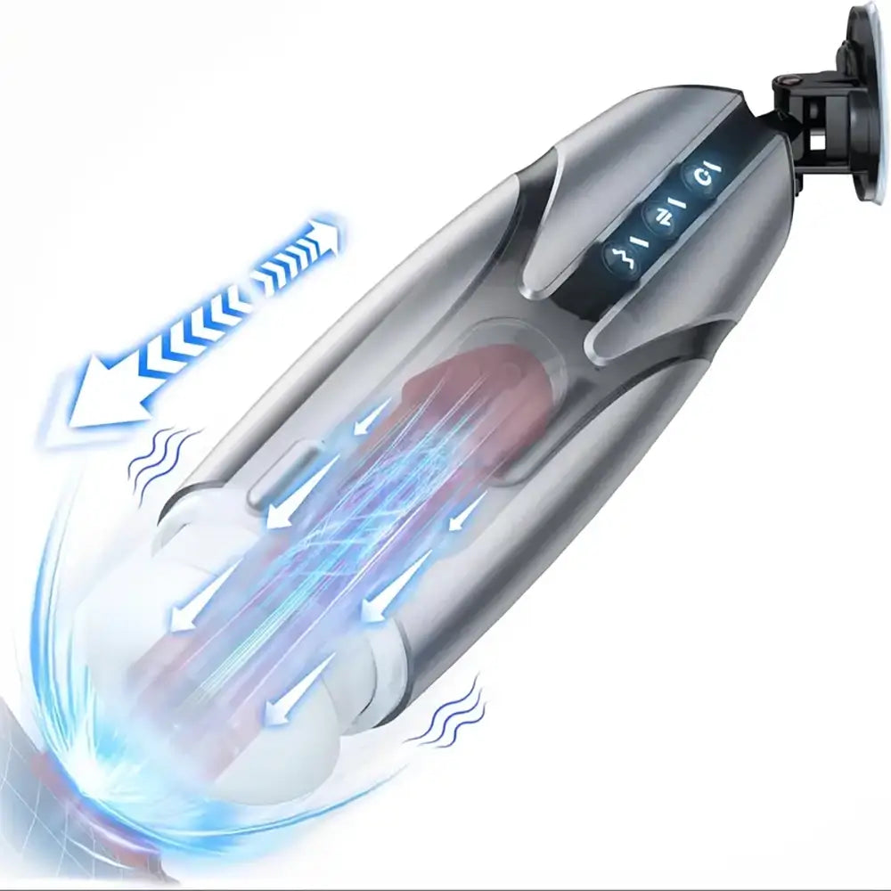 7 External Trusting Electric Vibrating Penis Trainer Auto Masturbator