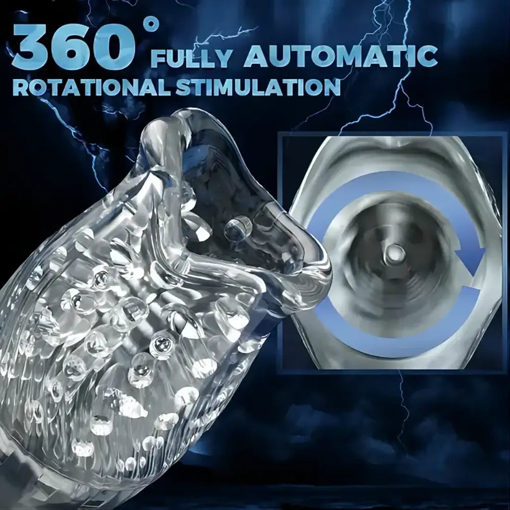 GAWK GAWK 3000 Male Rose Toy Blowjob 5 Rotation Auto Masturbator