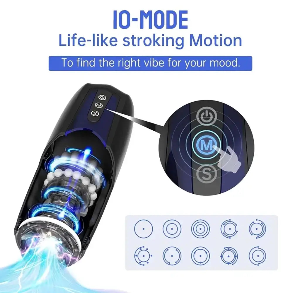 Magic Motion Xone Blue Interactive Stroker Synced Male Masturbator
