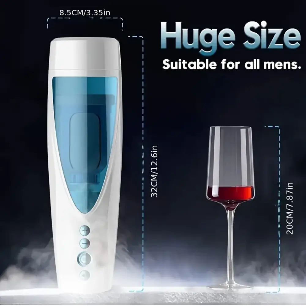 Hands Free Automatic Soft Silicone Channel Thrusting Masturbator