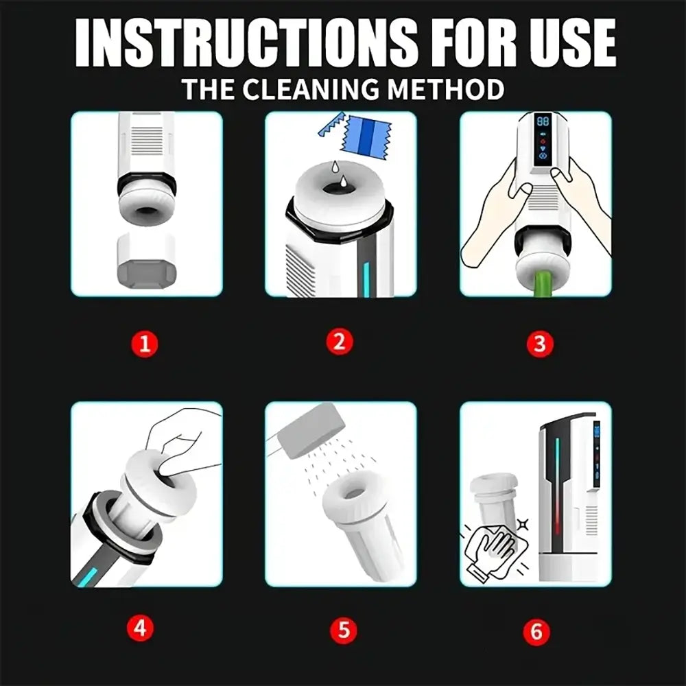 Cannonking Popular Motorized TPE Voice Sucking Electric Masturbator