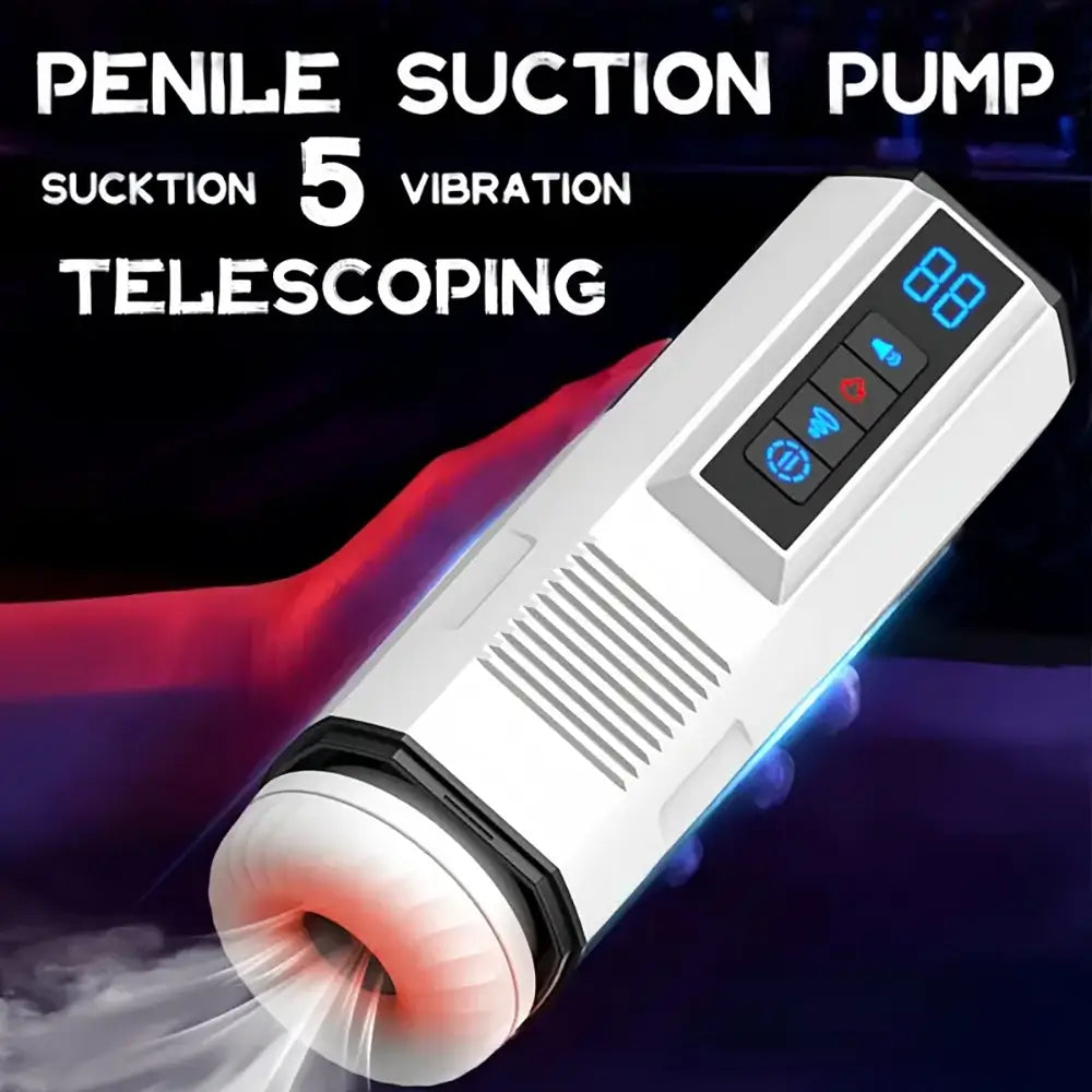 Cannonking Popular Motorized TPE Voice Sucking Electric Masturbator