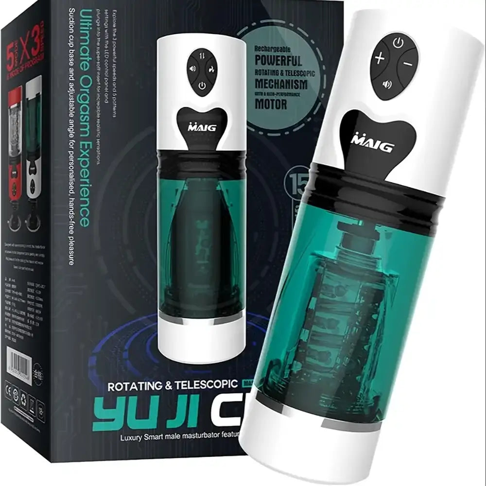 Multi Angle Automatic Telescopic Rotating Heating Masturbator