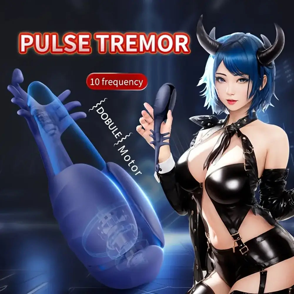 10 Vibration Modes Sex Toy For Men Lapping Automatic Masturbator