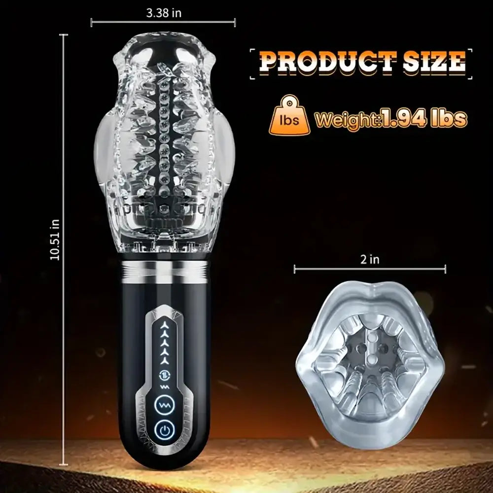 TORNADO 3.0 Version 7 Vibrating 5 Rotating Thrusting Auto Masturbator