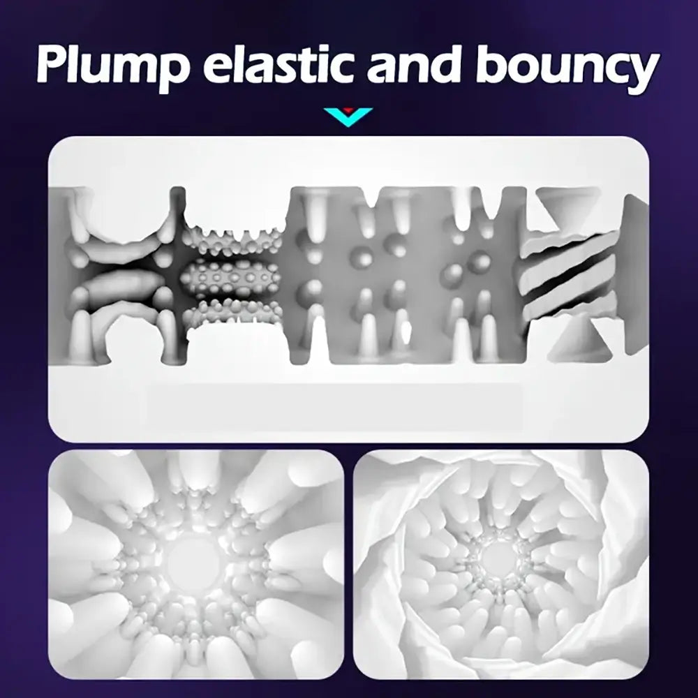 10 Different Vibrations Visual Window Gasping Voice Auto Masturbator