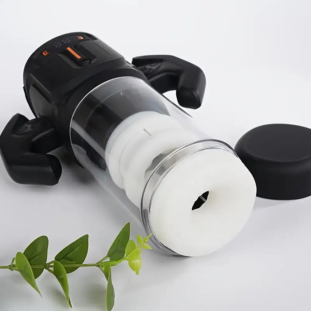 Thrusting Rotating Male Shaft Automatic Masturbator With LED Display