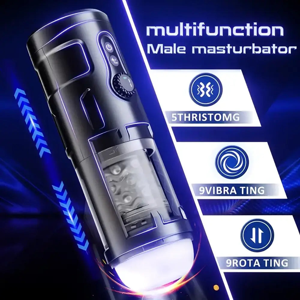 5 Rotating Telescopic Modes 5 Vibration Automatic Masturbator