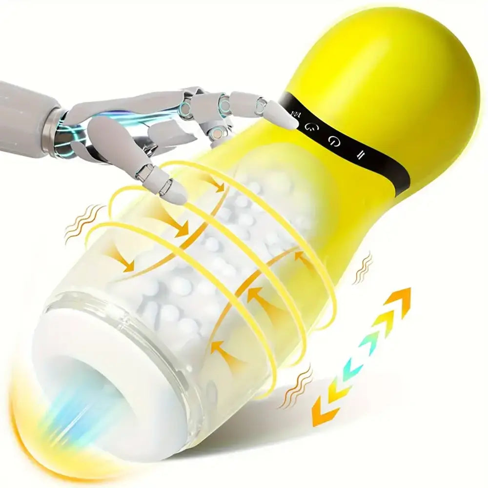 3 Squeezing 3 Thrusting 10 Vibration Modes Automatic Masturbator