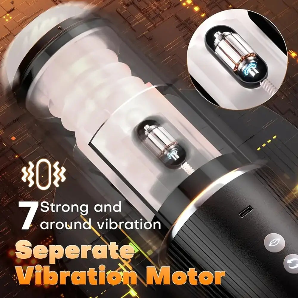 Multiple 5 Twisting 7 Sucking 7 Vibration Automatic Male Masturbator