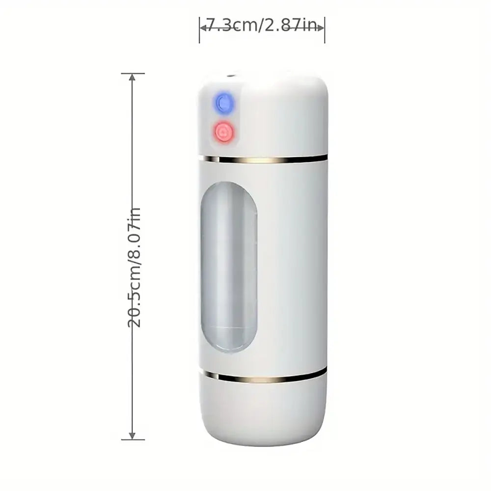 10 Different Vibrations Visual Window Gasping Voice Auto Masturbator