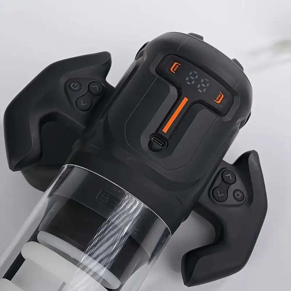 Thrusting Rotating Male Shaft Automatic Masturbator With LED Display