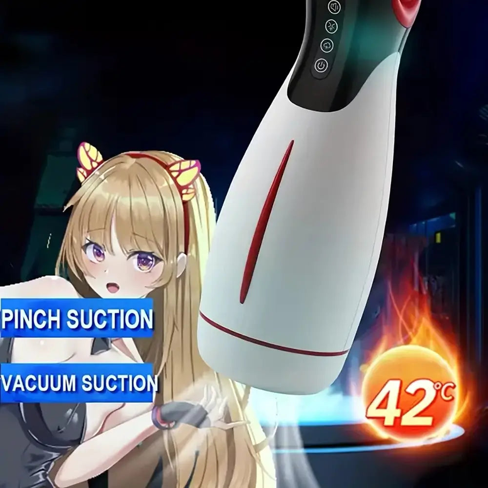 3D Internal Structure Telescopic Rotation Lotion Auto Masturbator