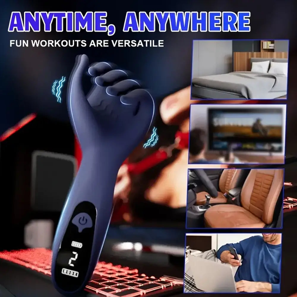 Forced Squeezing Turtle Exerciser Male Cock Automatic Masturbator