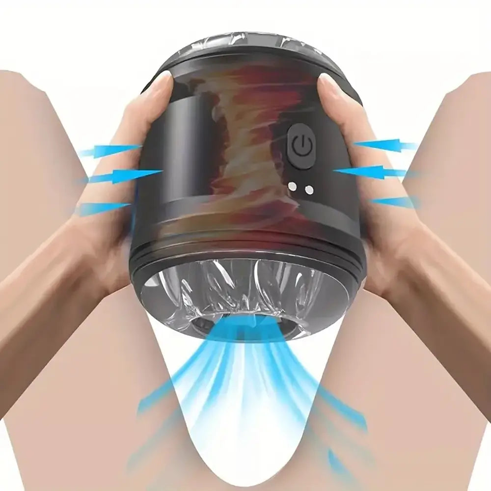 Vibrating Magnetic Suction Double Pass Training Masturbator