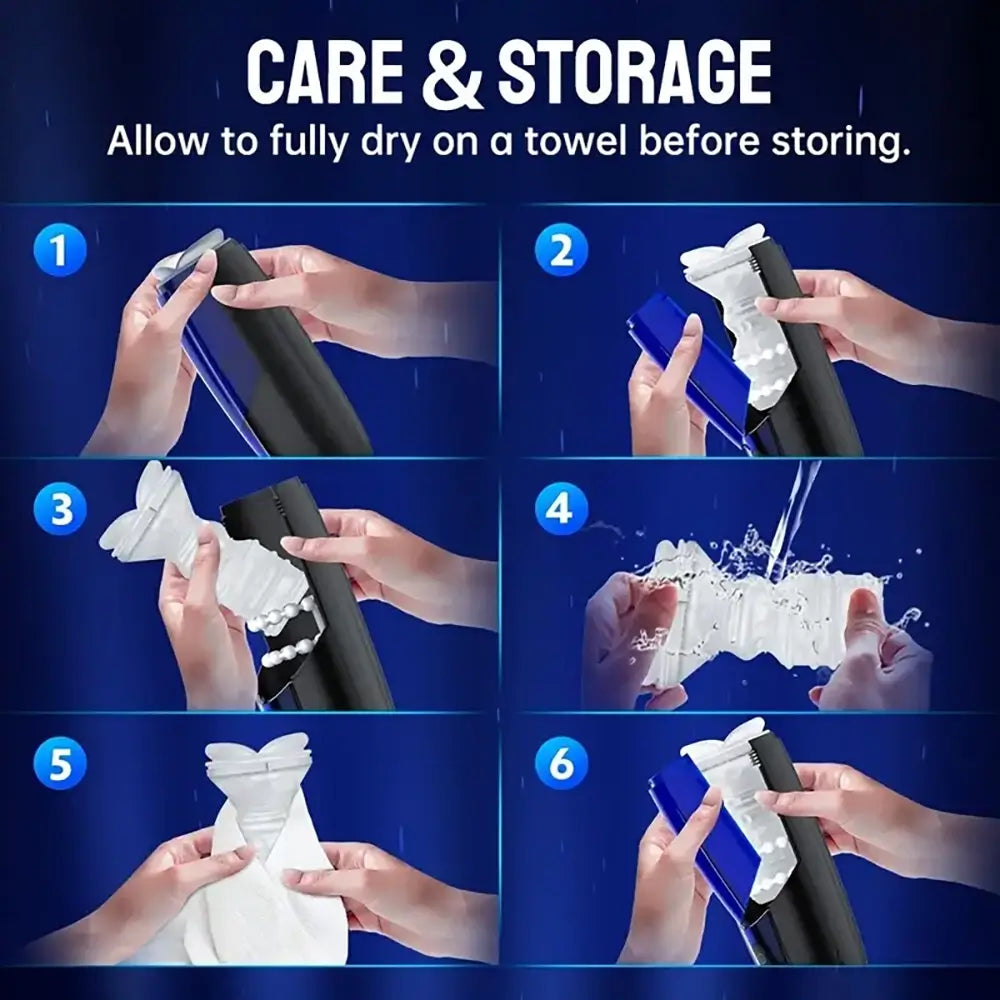 Magic Motion Xone Blue Interactive Stroker Synced Male Masturbator