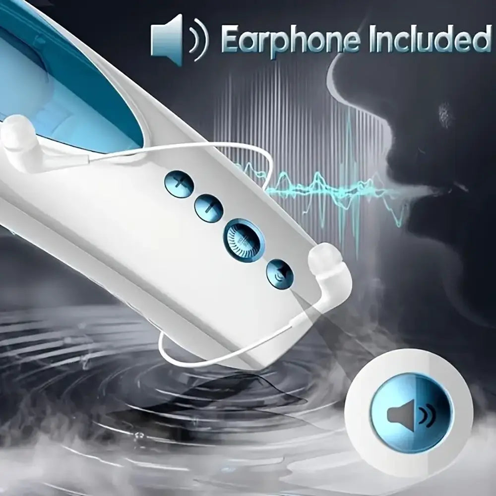 Hands Free Automatic Soft Silicone Channel Thrusting Masturbator