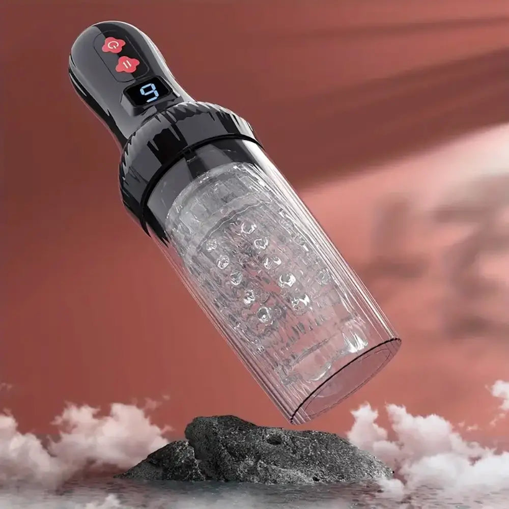 9 Thrusting Rotating Modes Male Automatic Masturbator With Cover