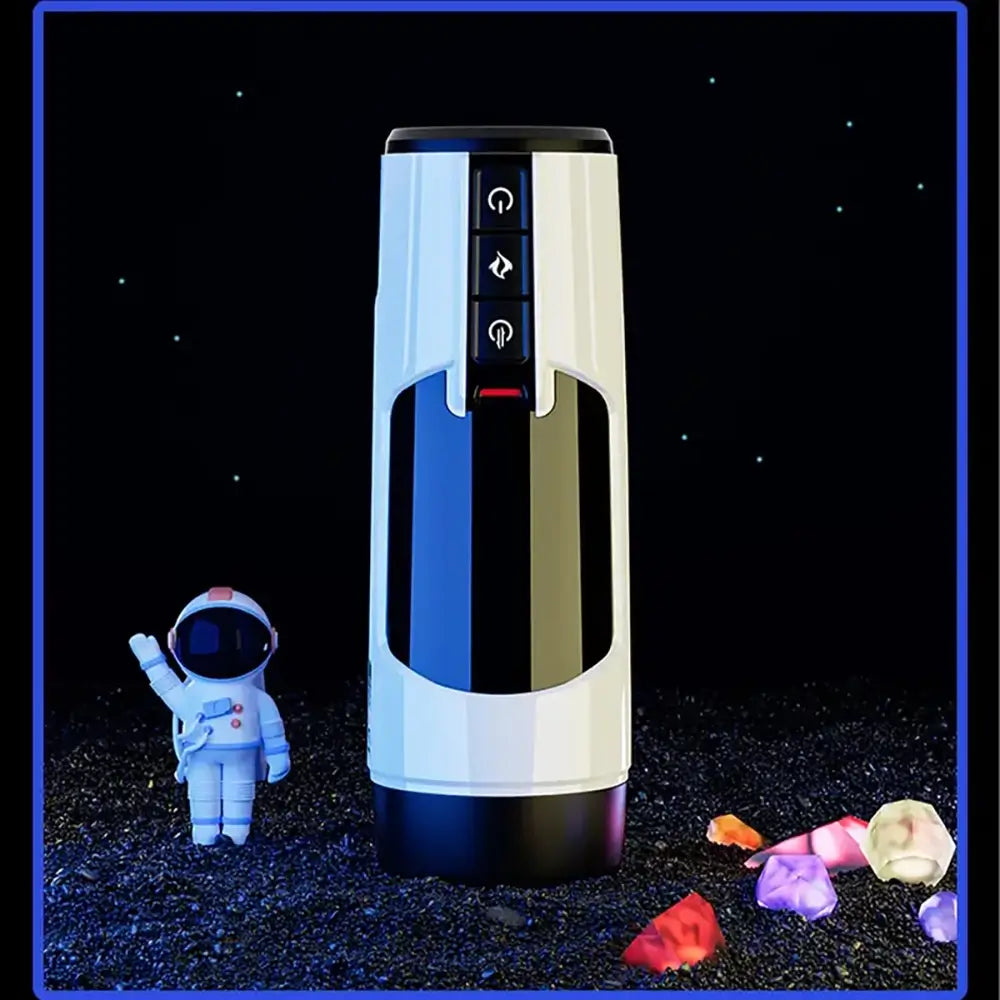 5D Flesh Telescope Automatic Heating Voice Oral Masturbator