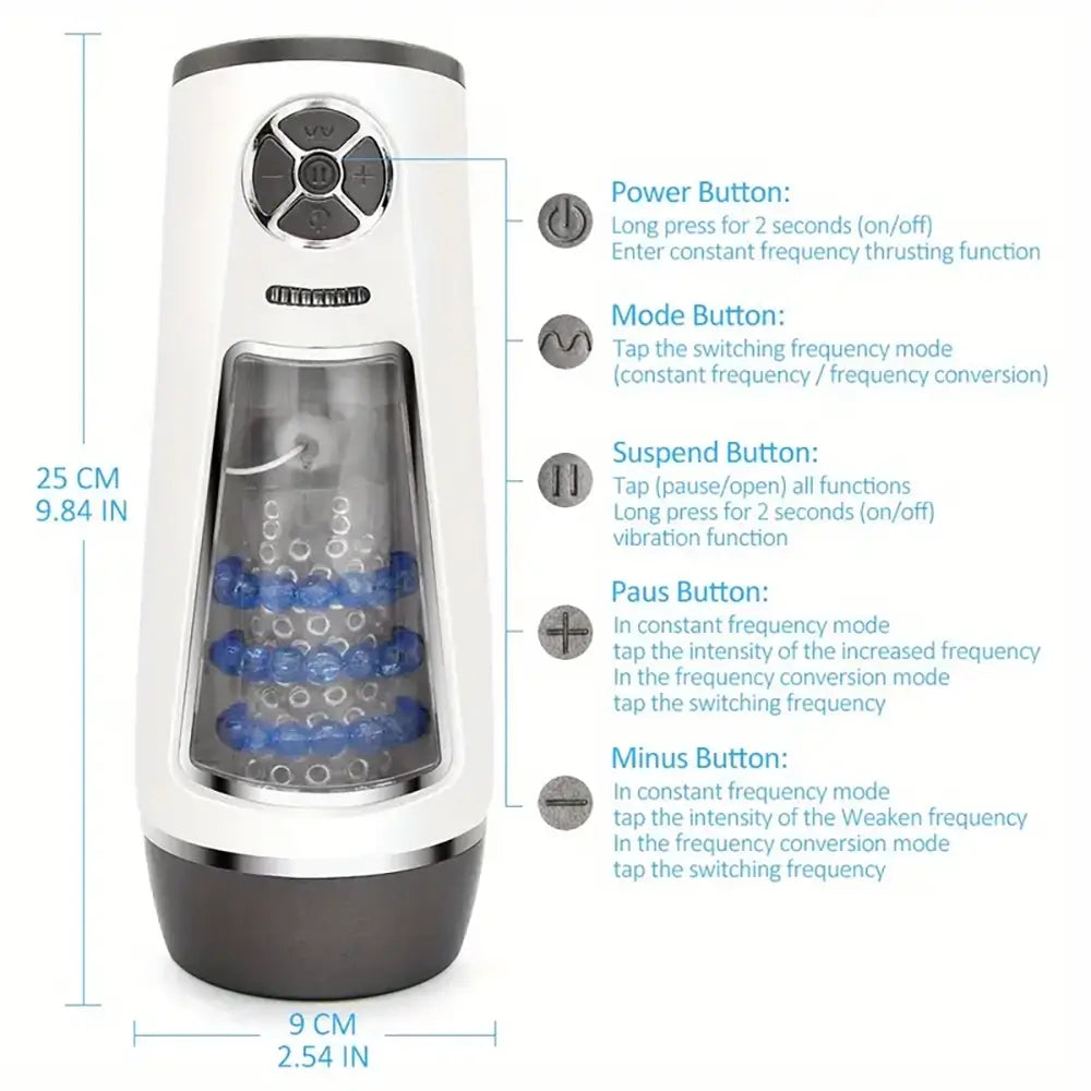 Lifelike Telescopic Sucking Blowjob Automatic Male Masturbator