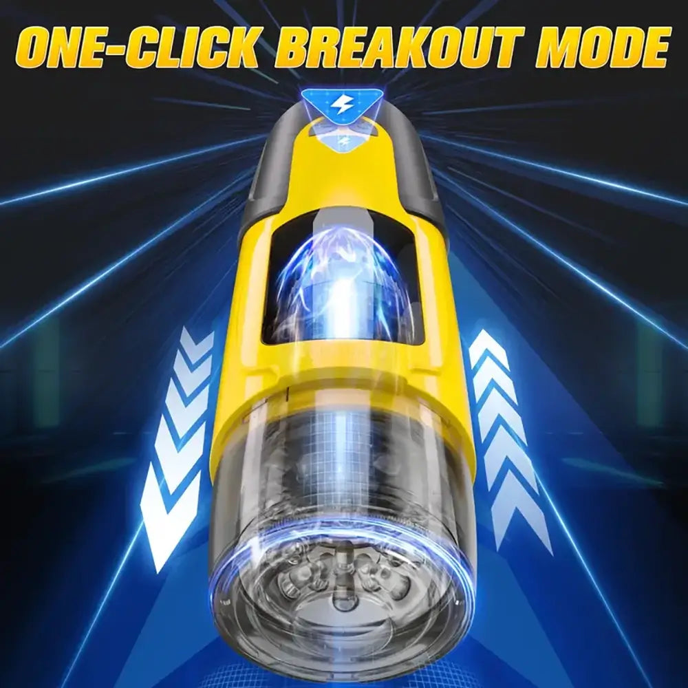 3 Thrust 7 Rotation Modes Sucking USB Rechargeable Auto Masturbator