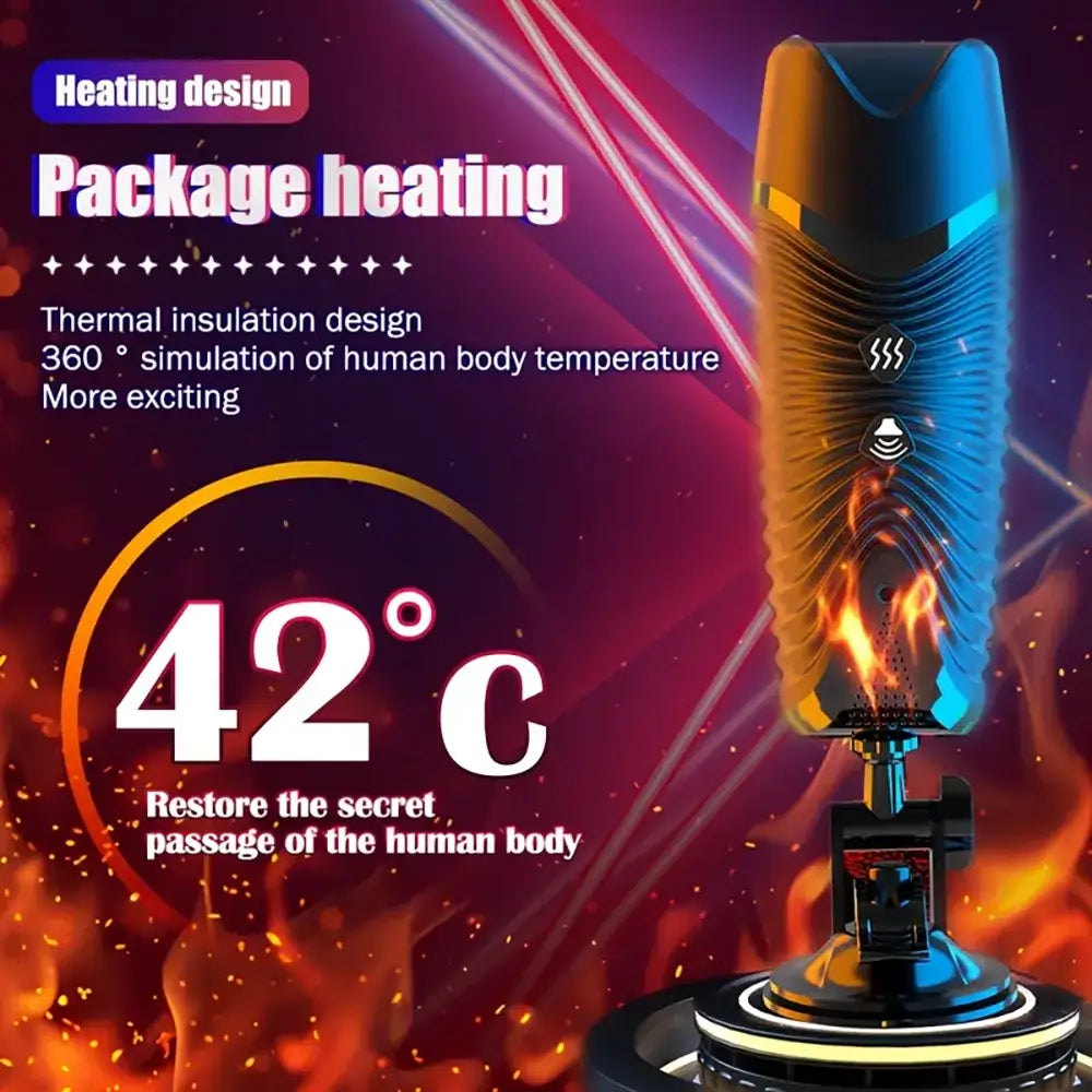 Fully Intelligent Adaptive Heating Interconnection Automatic Masturbator