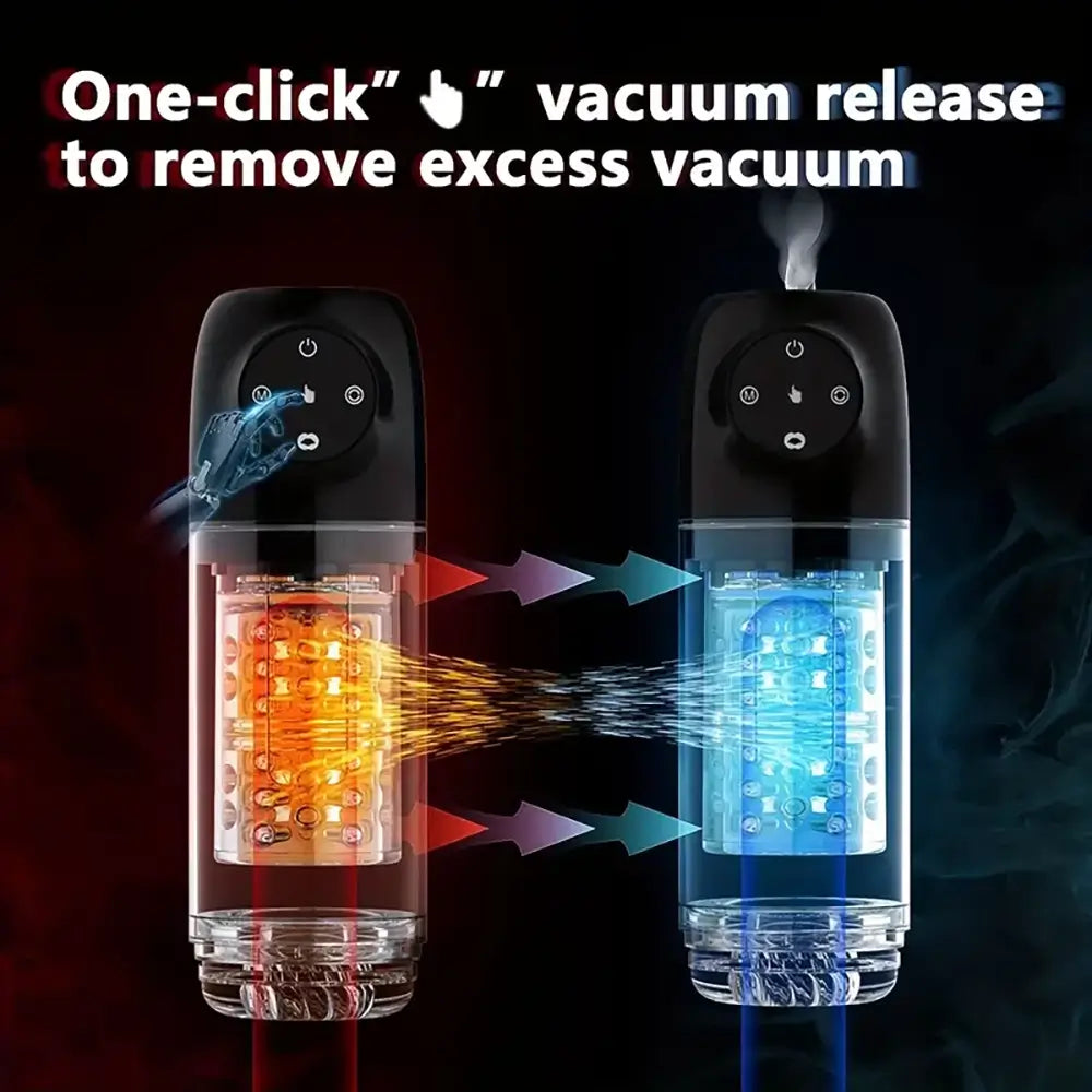 4s Lockable Vacuum 7 Rhythmic Suction 7 Smooth Rotation Masturbator