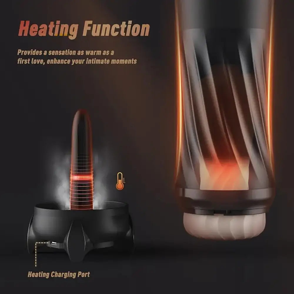 Steelcan 3 in 1 Thrusting Vibrating Automatic Male Masturbator