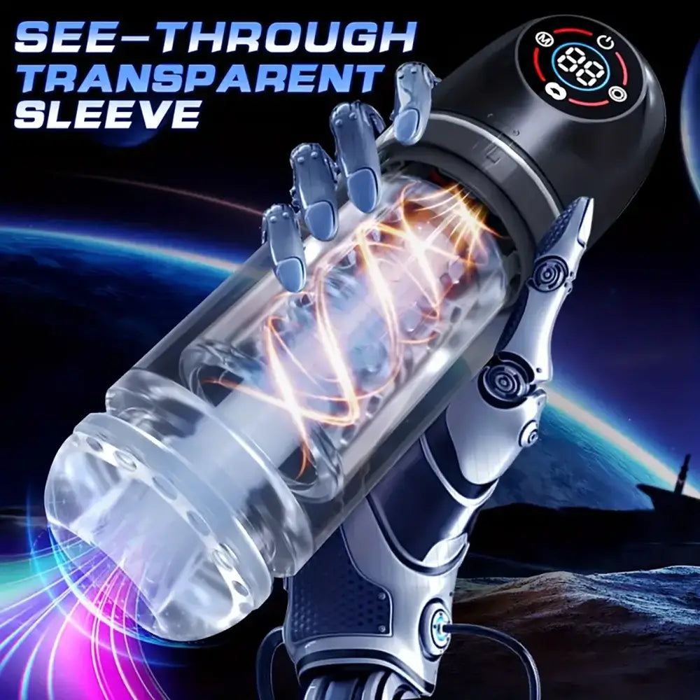 UPGRADED 7+7+7 Licking Suction 7 Rotating Modes Auto Masturbator