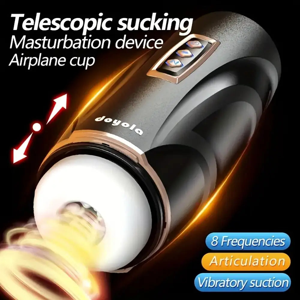 T380 multi-function Vibrating Contract Sucking Automatic Masturbator