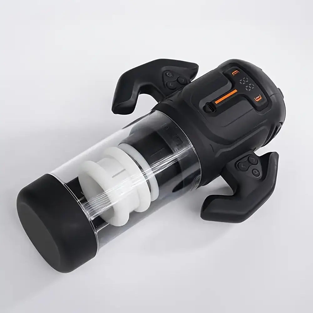 Thrusting Rotating Male Shaft Automatic Masturbator With LED Display