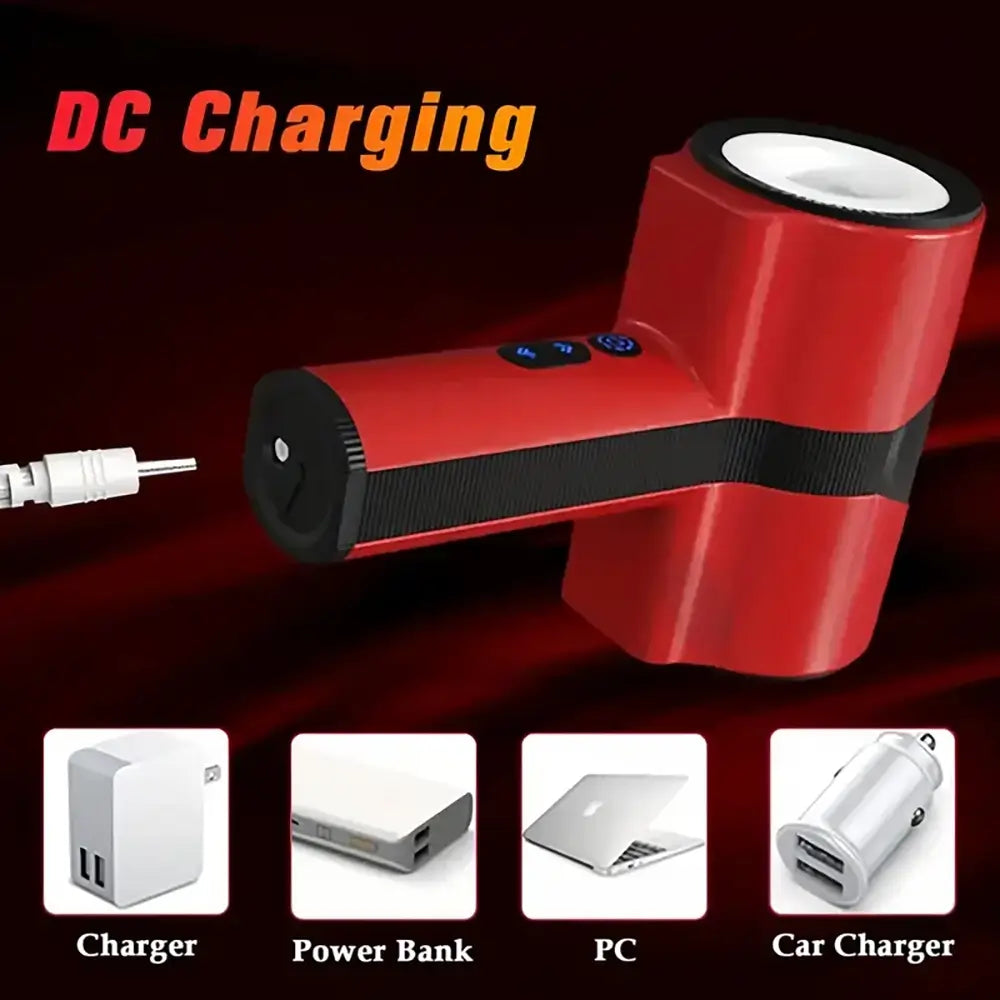 Sucking Electric Handheld Telescopic Rotating Vibrating Masturbator