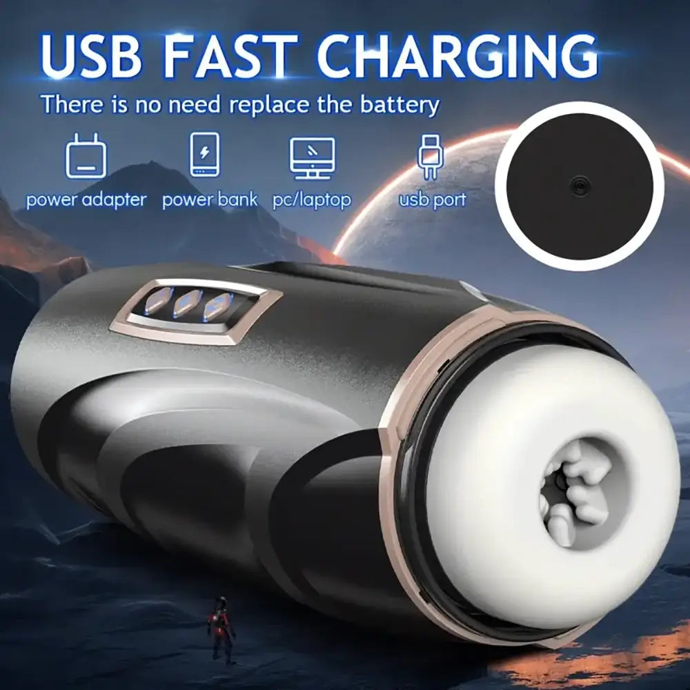 Upgraded Automatic Thrusting Blowjob Sucking Male Masturbator