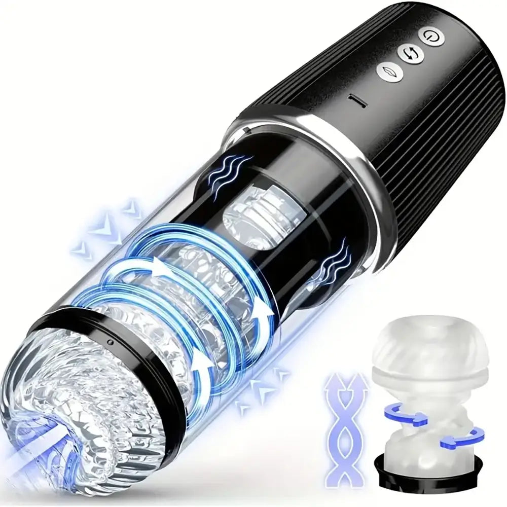 Multiple 5 Twisting 7 Sucking 7 Vibration Automatic Male Masturbator
