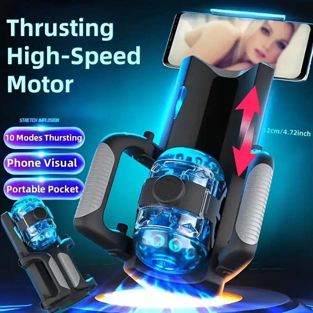 Leten Cannon King Pro Machine 2cm Piston Telescopic Auto Masturbator